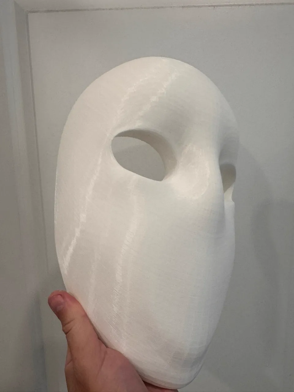 3D printed cosplay face mask prop