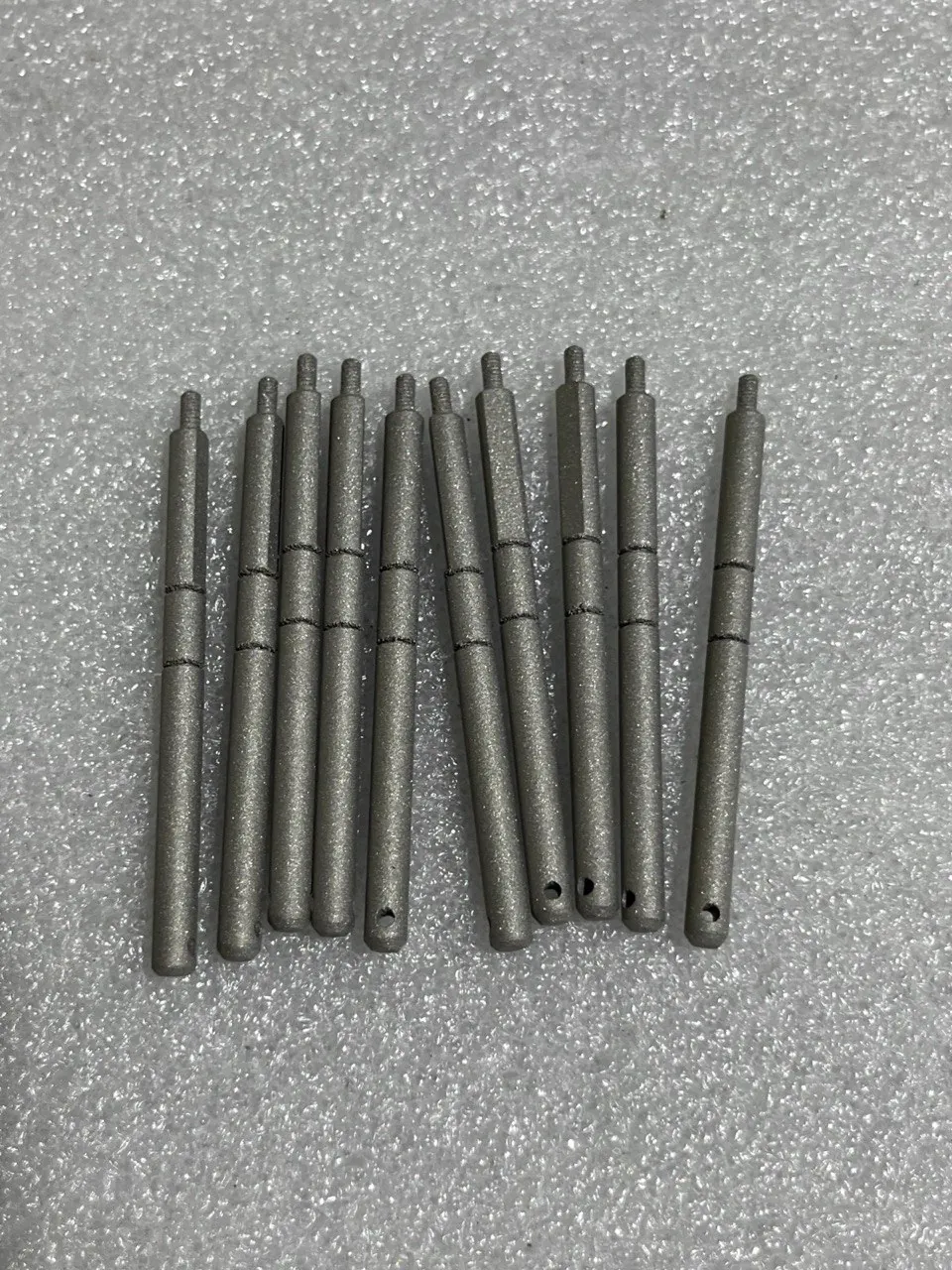 Batch of precision metal 3D printed pins